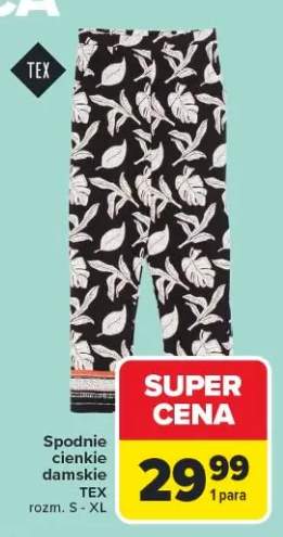 Spodnie cienkie damskie