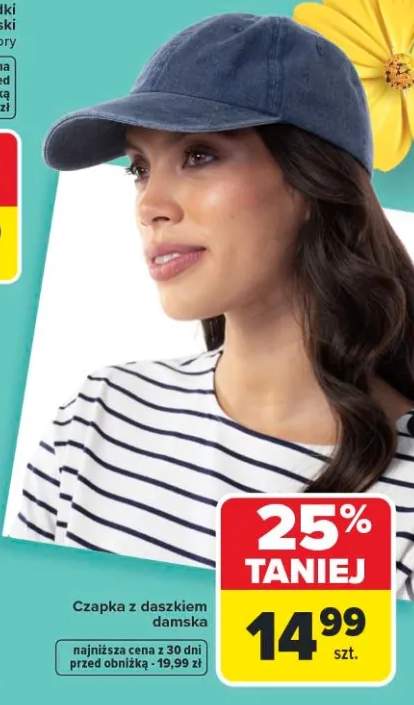 Czapka z daszkiem damska