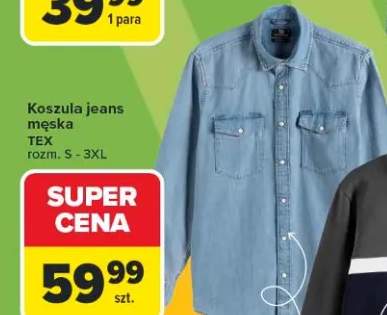 Koszula jeans męska
