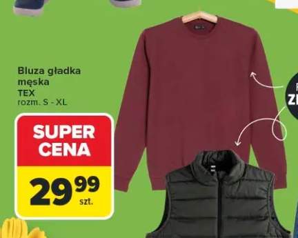 Bluza gładka męska