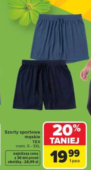 Szorty sportowe męskie