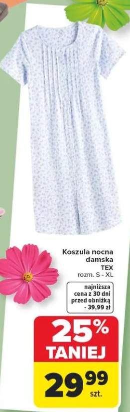 Koszula nocna damska TEX 25% taniej