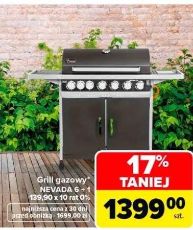 Grill gazowy Nevada 6+1