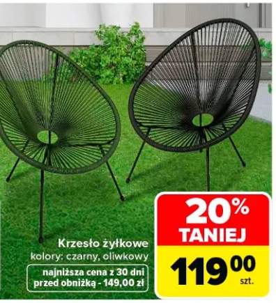 Krzesło żyłkowe kolor czarny, oliwkowy