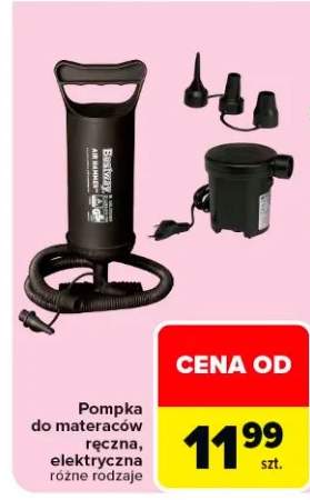 Pompka do materaców ręczna, elektryczna