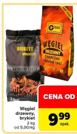 Węgiel drzewny, brykiet od 1 kg
