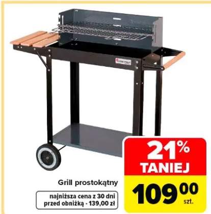 Grill prostokątny