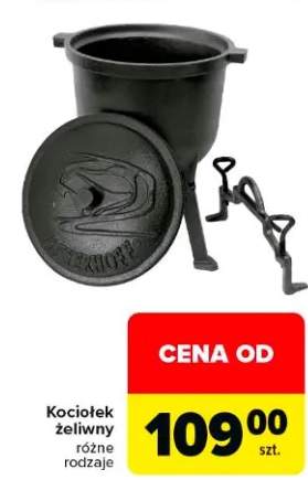 Kociołek żeliwny różne rodzaje