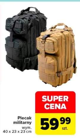 Plecak militarny 40 x 23 x 23 cm