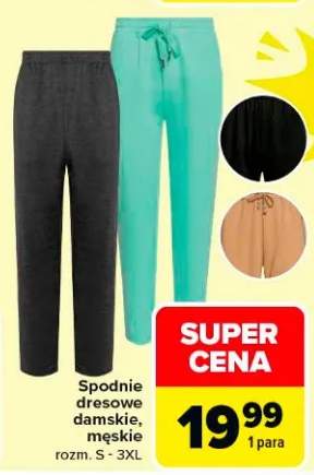 Spodnie dresowe damskie, męskie
