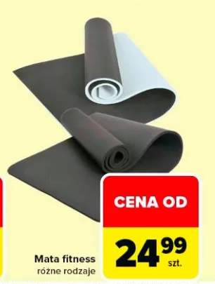 Mata fitness różne rodzaje