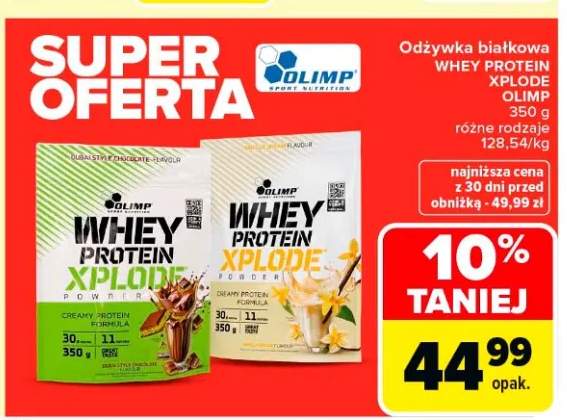 Odżywka białkowa whey protein xplode różne rodzaje