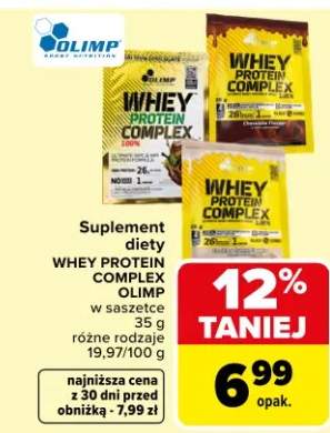 Suplement diety Whey Protein Complex w saszetkach