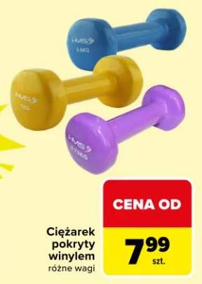 Ciężarek pokryty winylem