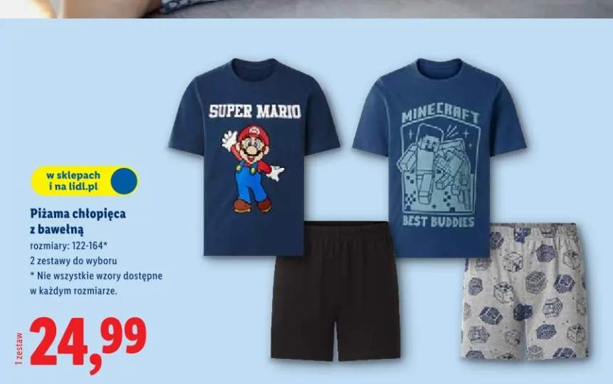 piżama chłopięca