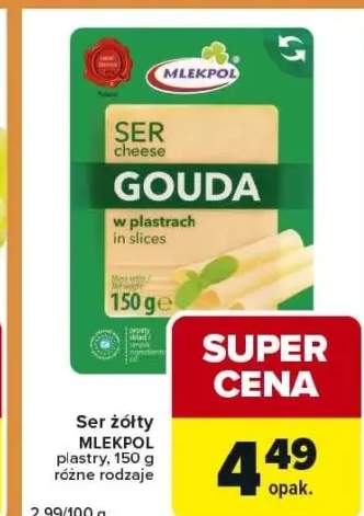 Ser żółty w plastrach, różne rodzaje