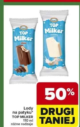 Lody na patyku różne rodzaje