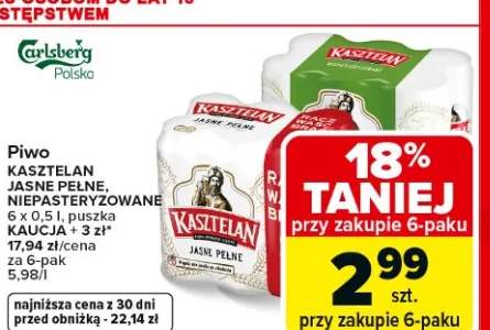 Piwo jasne pełne, niepasteryzowane