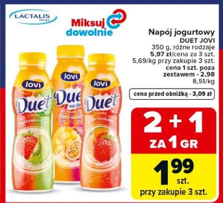 Napój jogurtowy Duet Jovi
