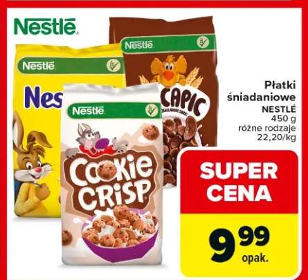 Płatki śniadaniowe Nesquik, Cookie Crisp