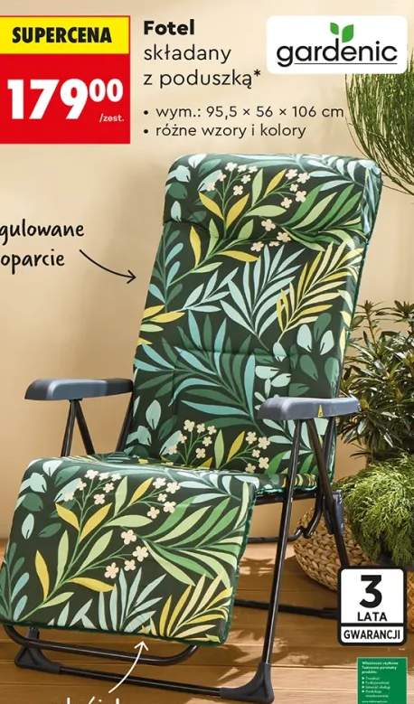 fotel ogrodowy
