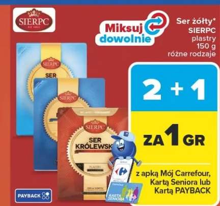 Ser żółty różne rodzaje