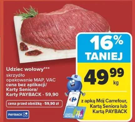 Udziec wołowy skrzydło