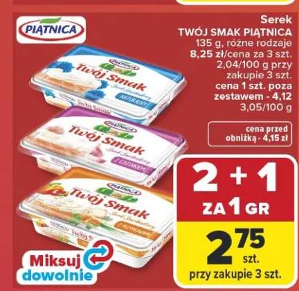 Serek twój smak różne rodzaje