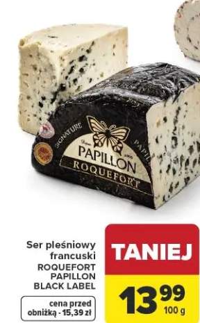 Ser pleśniowy francuski Roquefort Papillon Black Label