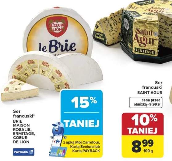 Ser francuski Brie Maison Rosalie, Ermitage, Coeur de Lion