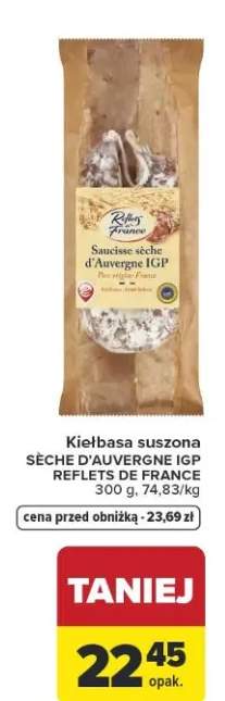 Kiełbasa suszona Sèche d'Auvergne IGP