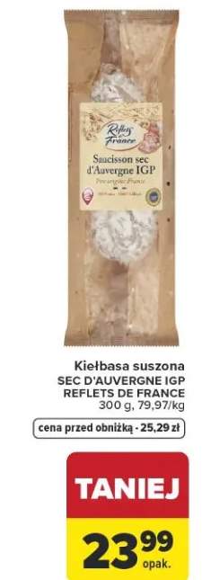 Kiełbasa suszona Sec d'Auvergne IGP