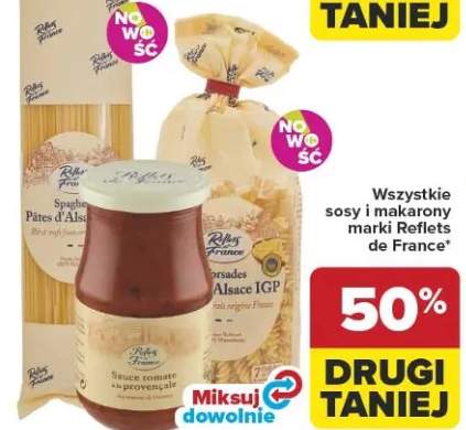 Wszystkie sosy i makarony marki Reflets de France