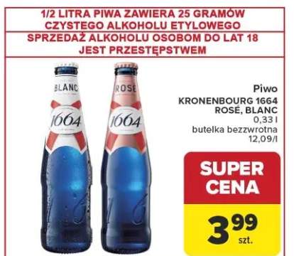 Piwo Kronenbourg 1664 Rosé, Blanc
