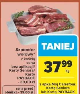 Szponder wołowy z kością