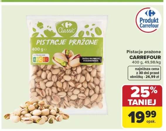 Pistacje prażone