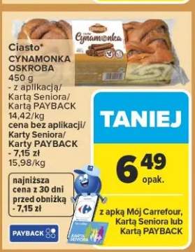 Ciasto cynamonka oskroba