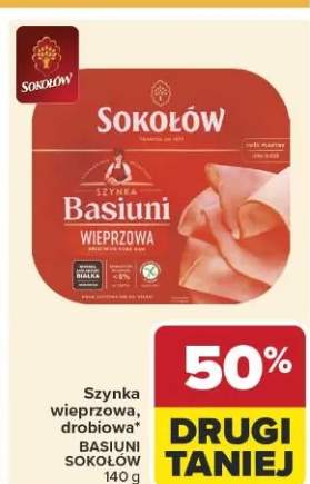 Szynka wieprzowa drobiowa Basiuni