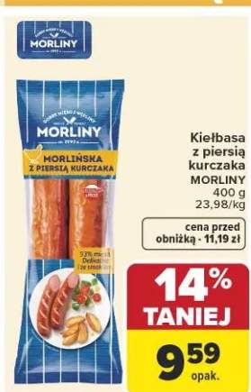 Kiełbasa z piersią kurczaka morlińska