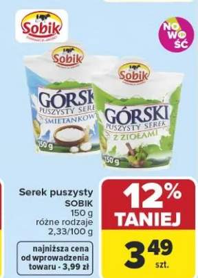 Serek pusysty różne rodzaje