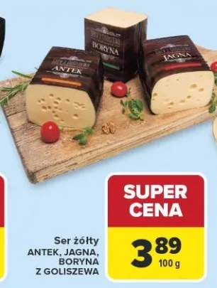 Ser żółty Antek, Jagna, Boryna z Goliszewa