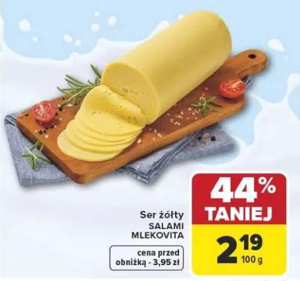 Ser żółty Salami mlekovita