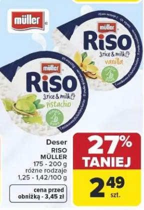 Deser Riso różne rodzaje