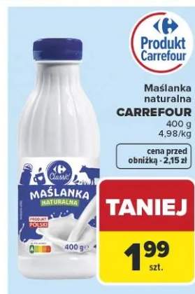Maślanka naturalna