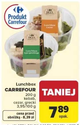 Lunchbox kebab, grecki, cezar