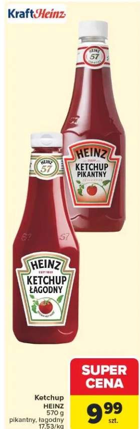 Ketchup pikantny, łagodny