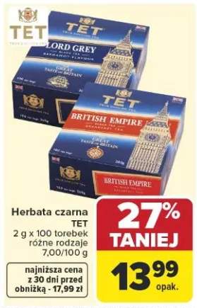 Herbata czarna Lord Grey, British Empire