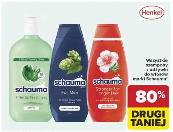 Wszystkie szampony i odżywki do włosów marki Schauma