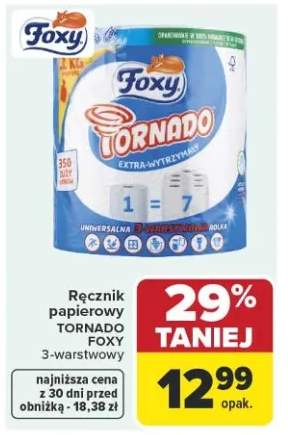 Ręcznik papierowy Tornado Foxy 3-warstwowy
