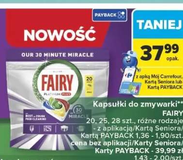Kapsułki do zmywarki Fairy